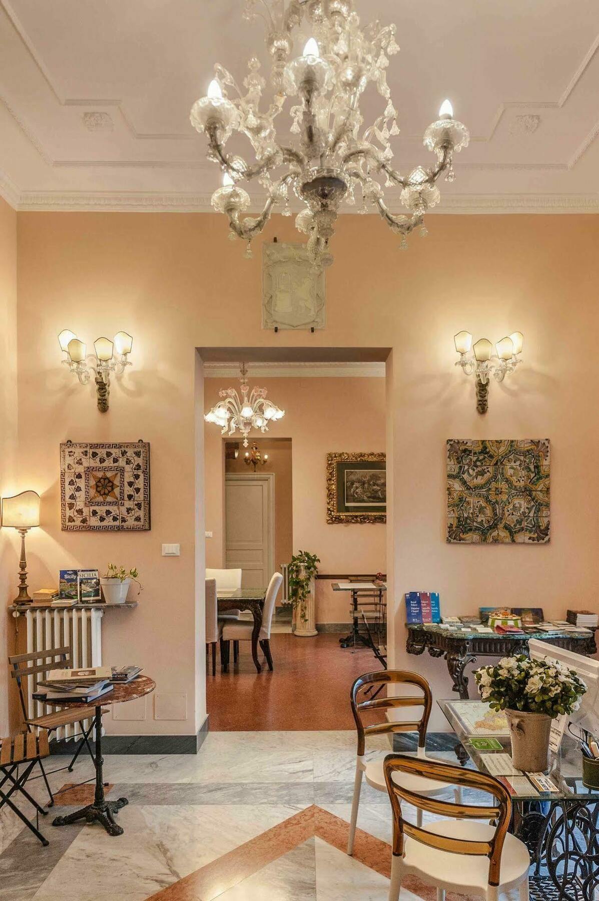 לינה וארוחת בוקר פלרמו Palazzo Benso מראה חיצוני תמונה